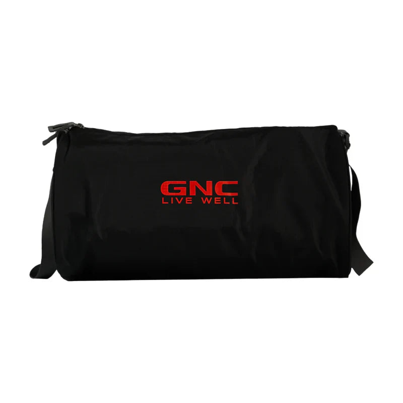 GNC Live Well - Black Red Bordered Gym Bag